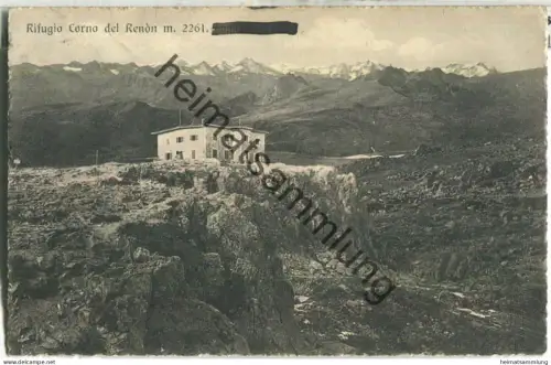 Rifurio Corno del Renon - Rittnerhornhaus - Verlag Lorenz Fränzl Bolzano