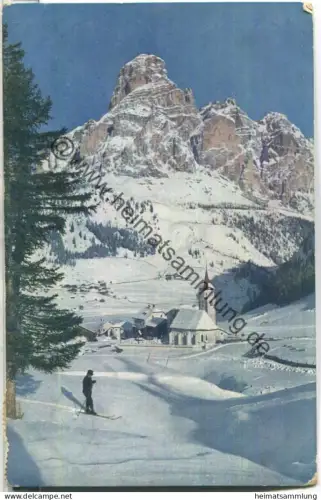 Corvara mit Sas Songher - Enneberg - Verlag Hans Hildenbrand Stuttgart