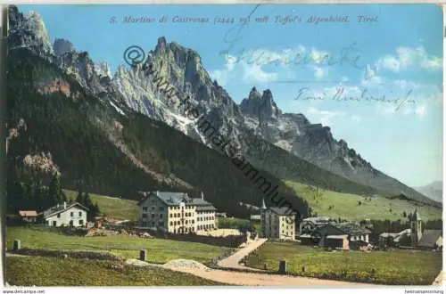 S. Martino di Castrozza mit Toffol 's Alpenhotel - Verlag Joh. F. Amonn Bozen