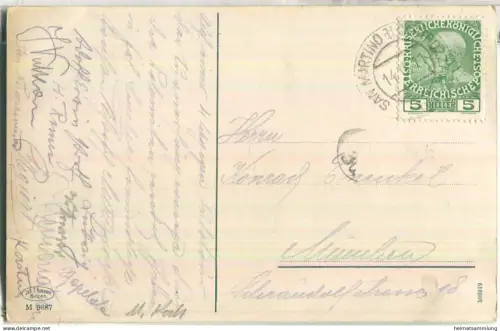 S. Martino di Castrozza mit Toffol 's Alpenhotel - Verlag Joh. F. Amonn Bozen