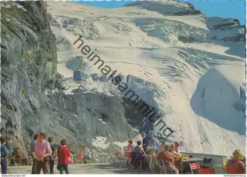 Engelberg - Sektion Stand - Klein-Titlis - Aussichtsterrasse des Restaurant Stand - AK Grossformat - Verlag Engelberger