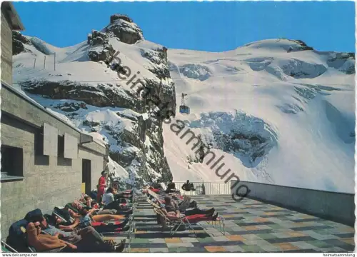 Engelberg - Titlisbahn - Gipfel-Restaurant Stand - Klein-Titlis - AK Grossformat - Verlag Engelberger Stansstad