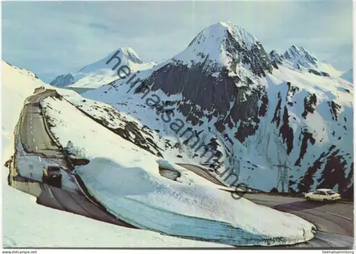 Nufenenpass - Passo della Novena - Bettelmatt und Faulhorn - AK Grossformat - Verlag Otto Süssli Thalwil-Zürich