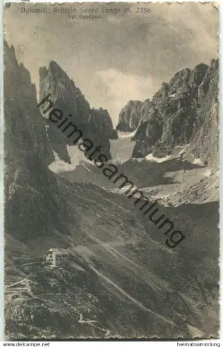 Rifugio Sasso Lungo - Langkofelhütte - Verlag Lor. Fränzl Bolzano