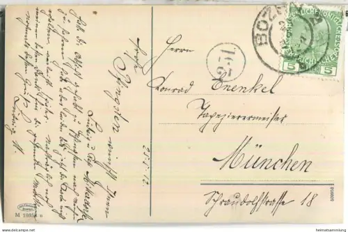 Erdpyramide am Ritten bei Bozen - Verlag Joh. F. Amonn Bozen