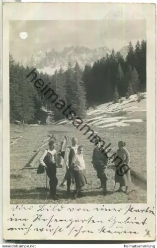Partie im Rosengarten Gebiet - Foto-Ansichtskarte