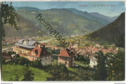 Virgl mit Blick auf Bozen - Verlag Gerstenberger & Müller Bozen