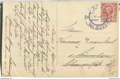 Bozen - Die Mariensäule - Verlag Lorenz Fränzl Bozen