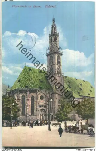 Pfarrkirche in Bozen - Verlag Joh. F. Amonn Bozen