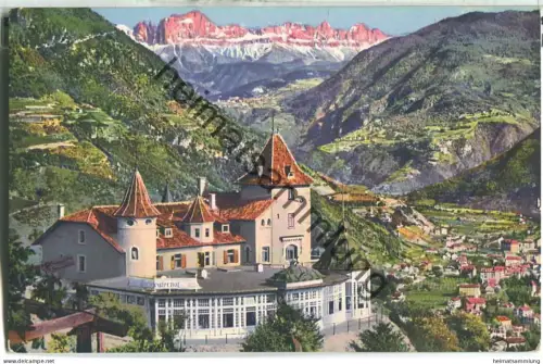 Gries Bozen - Guntschna Bergbahn - Hotel Pension Reichrieglerhof - Castel Guncina - Verlag Lorenz Fränzl Bozen