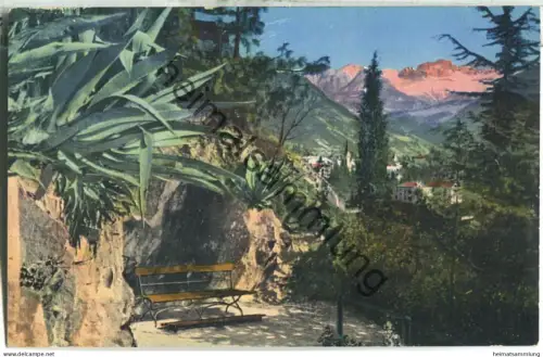 Gries Bozen - Partie der Erzherzog Heinrich-Promenade - Verlag Gerstenberger & Müller Bozen