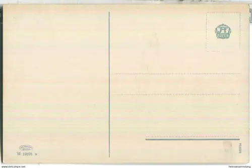 Motiv aus Gries bei Bozen mit dem Rosengarten - Verlag Joh. F. Amonn Bozen