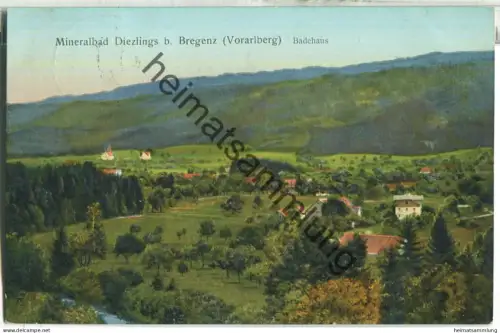 Mineralbad Diezlings - Badehaus - Verlag Karl Braun & Co. Berlin 1913