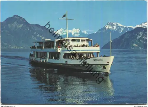 Vierwaldstättersee - Schiff Winkelried - AK Grossformat - Verlag Globetrotter GmbH Luzern