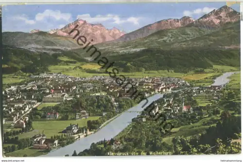 Innsbruck von der Weiherburg - Verlag Fritz Grantl Innsbruck