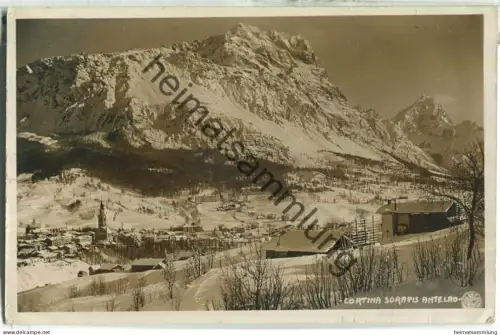 Cortina Sorapis Antelao - Foto-Ansichtskarte - Ed. A. Zardini Cortina d' Ampezzo