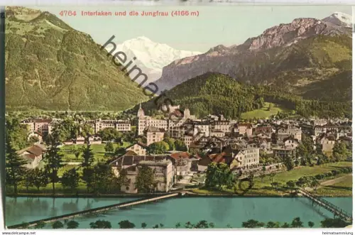 Interlaken und die Jungfrau - Edition Photoglob Co. Zürich