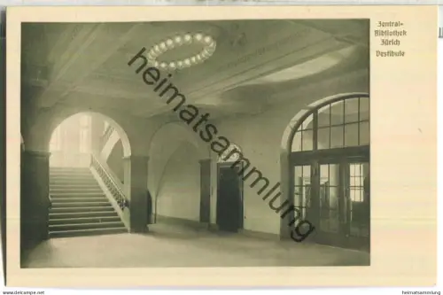 Zürich - Zentral-Bibliothek - Vestibule