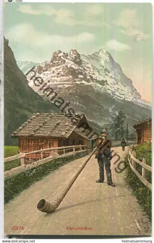 Alphornbläser - Edition Photoglob Co. Zürich