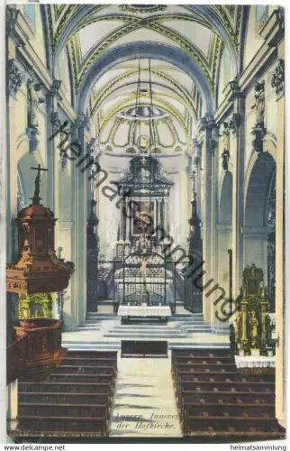 Luzern - Hofkirche - Innenansicht - Verlag E. Goetz Luzern