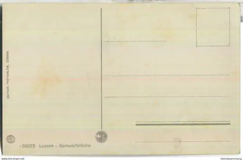 Luzern - Spreuerbrücke - Edition Photoglob Zürich