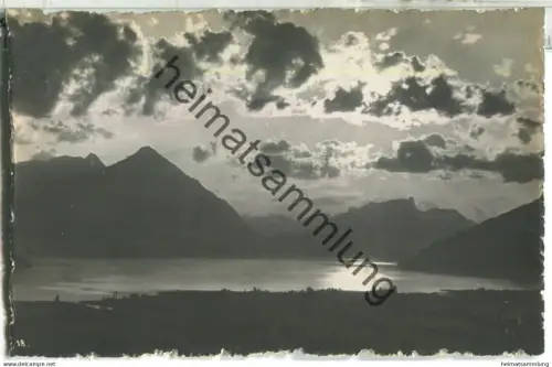 Interlaken - Heimwehfluh - Blick auf Thunersee und Niesen - Verlag O. Nikles Interlaken