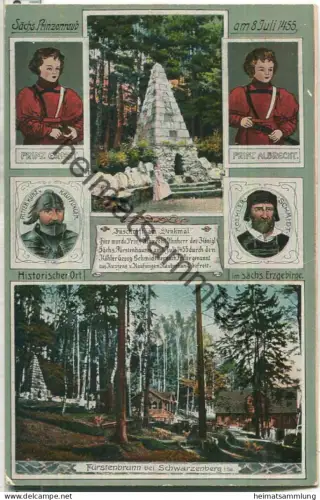 Fürstenbrunn bei Schwarzenberg - Köhler Schmidt - Ritter Kunz von Kauffungen - Verlag Wilh. Vogel Schwarzenberg