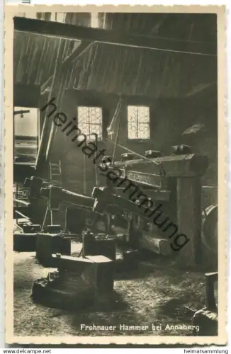 Frohnauer Hammer bei Annaberg - Foto-Ansichtskarte - Verlag Wilhelm Vogel Schwarzenberg