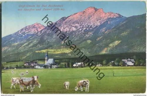 Gross-Gmain bei Bad Reichenhall mit Stauffen und Zwiesel - Verlag Purger & Co. München