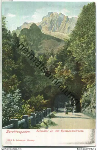 Ramsauerstrasse - Felsentor - Verlag B. Lehrburger Nürnberg