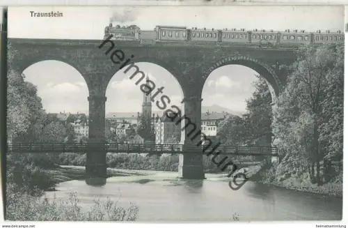 Traunstein - Eisenbahnviadukt - Verlag Ottmar Zieher München