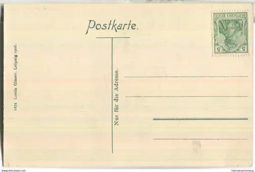 Baden-Baden - Das alte Schloss - Hohenbaden - Verlag Louis Glaser Leipzig