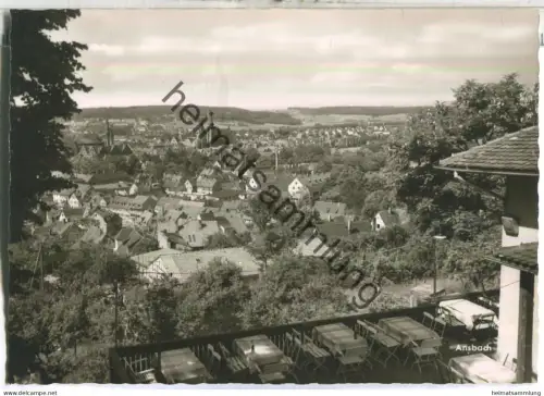 Ansbach - Gesamtansicht - Foto-Ansichtskarte - Verlag Hildenbrand Göppingen