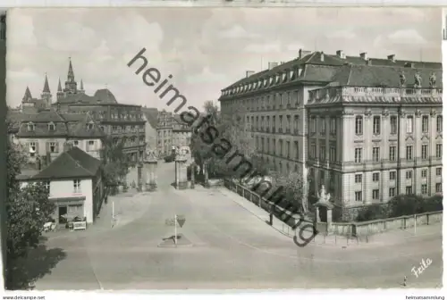 Ansbach - Schlossplatz - Foto-Ansichtskarte - Verlag Fritz Lauterbach Fürth