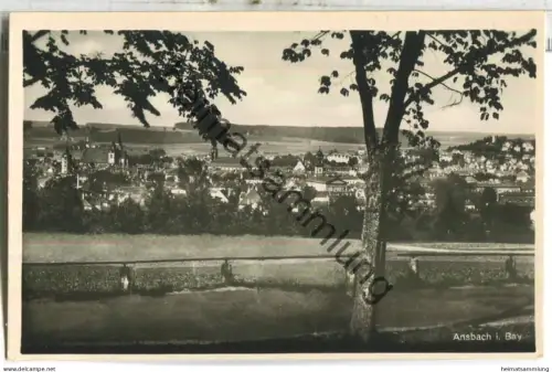 Ansbach - Gesamtansicht - Verlag Löffler & Co Greiz