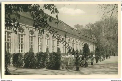 Ansbach - Orangerie - Hofgarten - Cafe - Restaurant - Foto-Ansichtskarte - Verlag Fritz Lauterbach Fürth