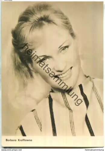 Barbara Krafftowna - VEB Progress Film Vertrieb Berlin 1964 - Keine AK-Einteilung