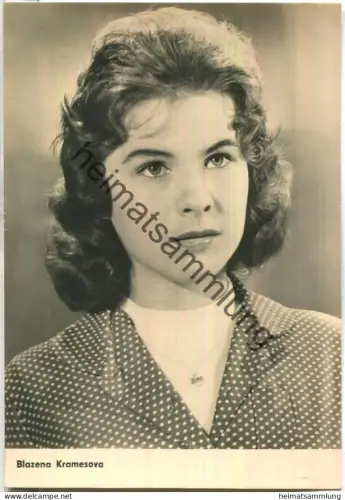 Blazena Kramesova - VEB Progress Film Vertrieb Berlin 1961 - Keine AK-Einteilung