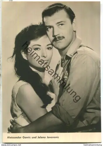 Jelena Jovanovic - Aleksandar Gavric - VEB Progress Film Vertrieb Berlin 1963 - Keine AK-Einteilung