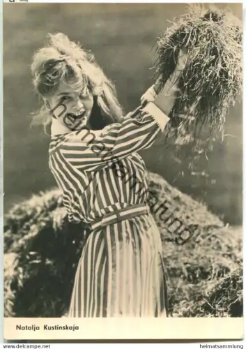 Natalja Kustinskaja - VEB Progress Film Vertrieb Berlin 1964 - Keine AK-Einteilung