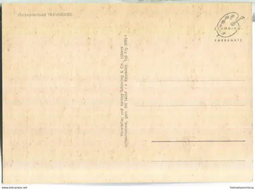 Travemünde - Luftaufnahme - Verlag Schöning & Co. Lübeck