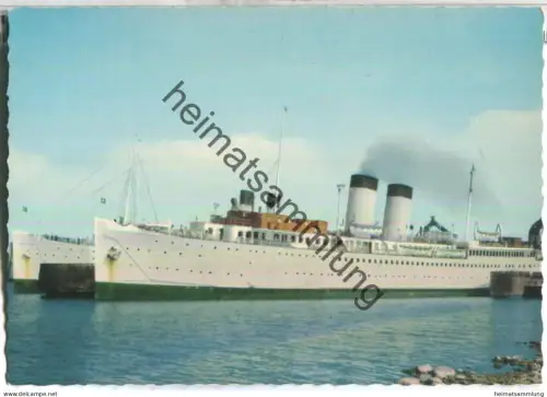 Schweden - Trelleborg - Tagfärjorna Drottning Victoria och Konung Gustaf V - Verlag Pressbyran