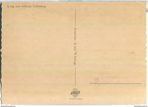 Schweden - Sj tag och bilfärjan Trelleborg - signiert Titus Wikström