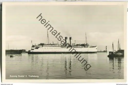 Schweden - Trelleborg - Konung Gustaf V - Verlag Hagström & Westberg Trelleborg