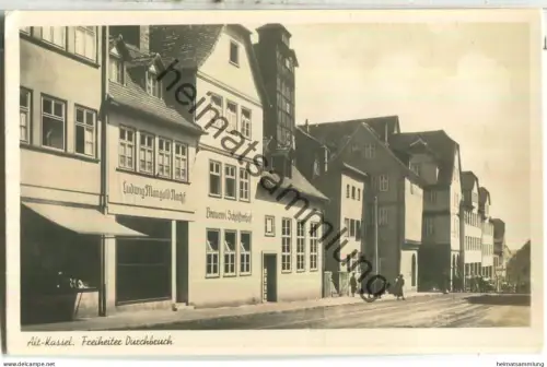 Alt-Kassel - Freiheiter Durchbruch - Brauerei Schöfferhof - Verlag Bruno Hansmann Kassel