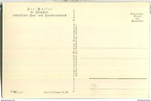 Alt-Kassel - Fulda mit Altstadt - Verlag Bruno Hansmann Kassel