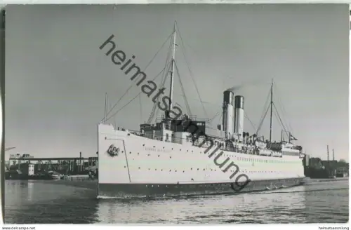 Fährschiff Konung Gustaf V - Foto-Ansichtskarte ohne Verlagsangabe