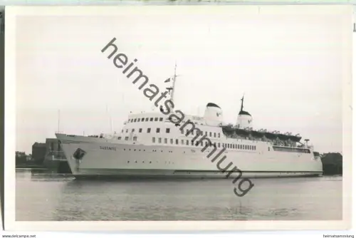 Fähre Sassnitz - Foto-Ansichtskarte - Verlag C. Jeske Hamburg