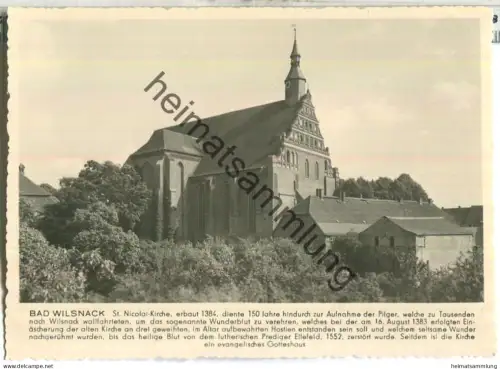 Bad Wilsnack - Wunderblutkirche St. Nikolai - Foto ohne AK-Einteilung