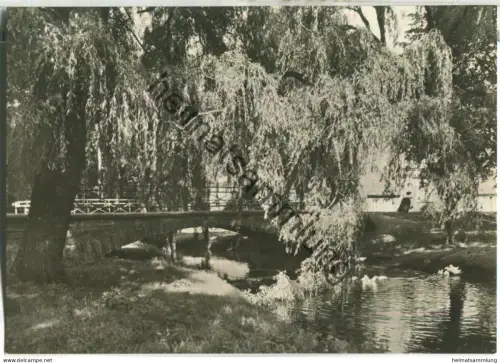 Bad Wilsnack - Brücke über die Karthane - Verlag VEB Bild und Heimat Reichenbach